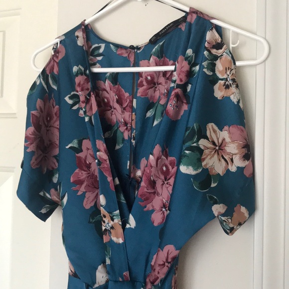 Floral print jumpsuit (size xs) from Zara - Picture 2 of 5